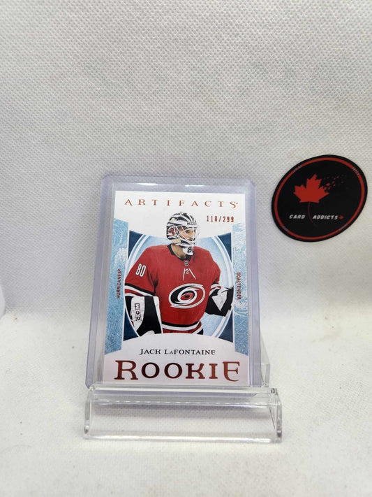 2022-23 Upper Deck Artifacts Rookies Copper /299 Jack LaFontaine #189 Rookie RC