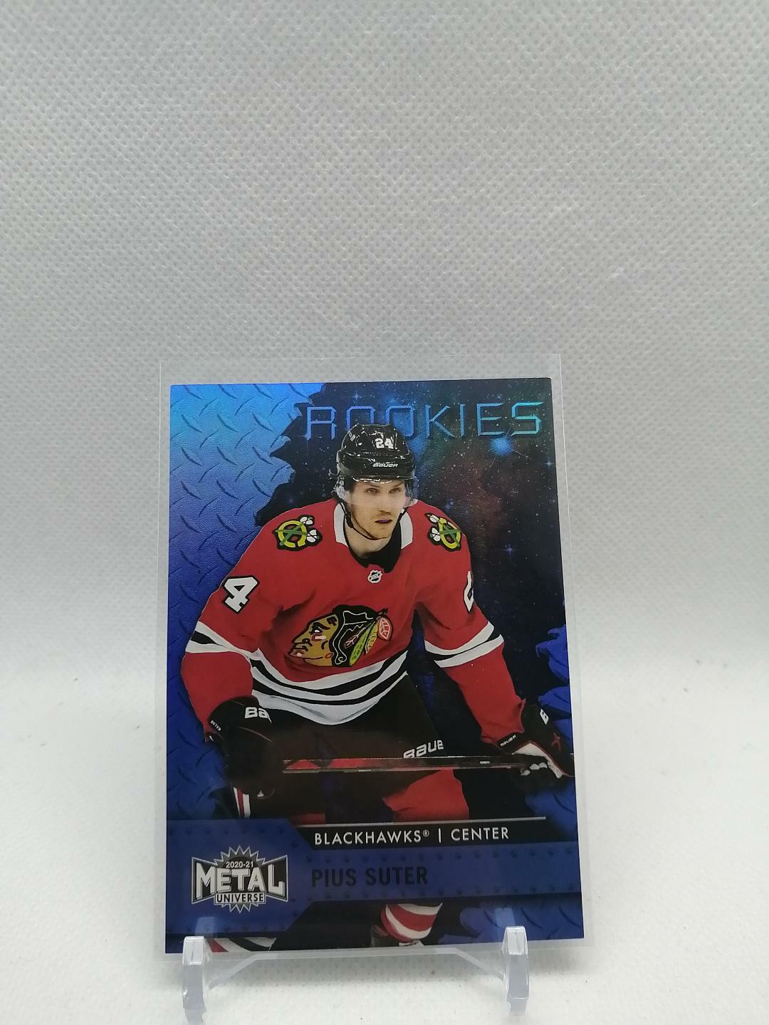 2020-21 Skybox Metal Universe Blue Spectrum Rookies - 147 Pius Suter