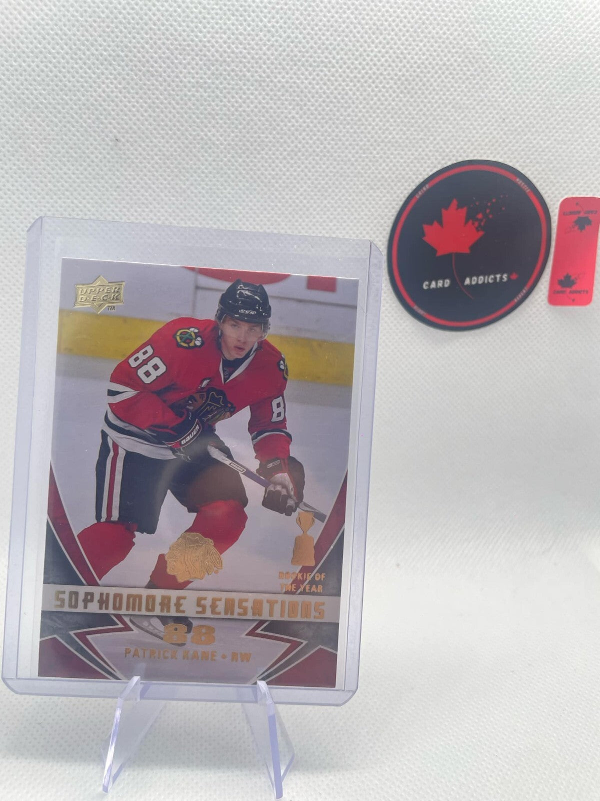 Patrick Kane 2008-09 Upper Deck Sophomore Sensations Card #SS1