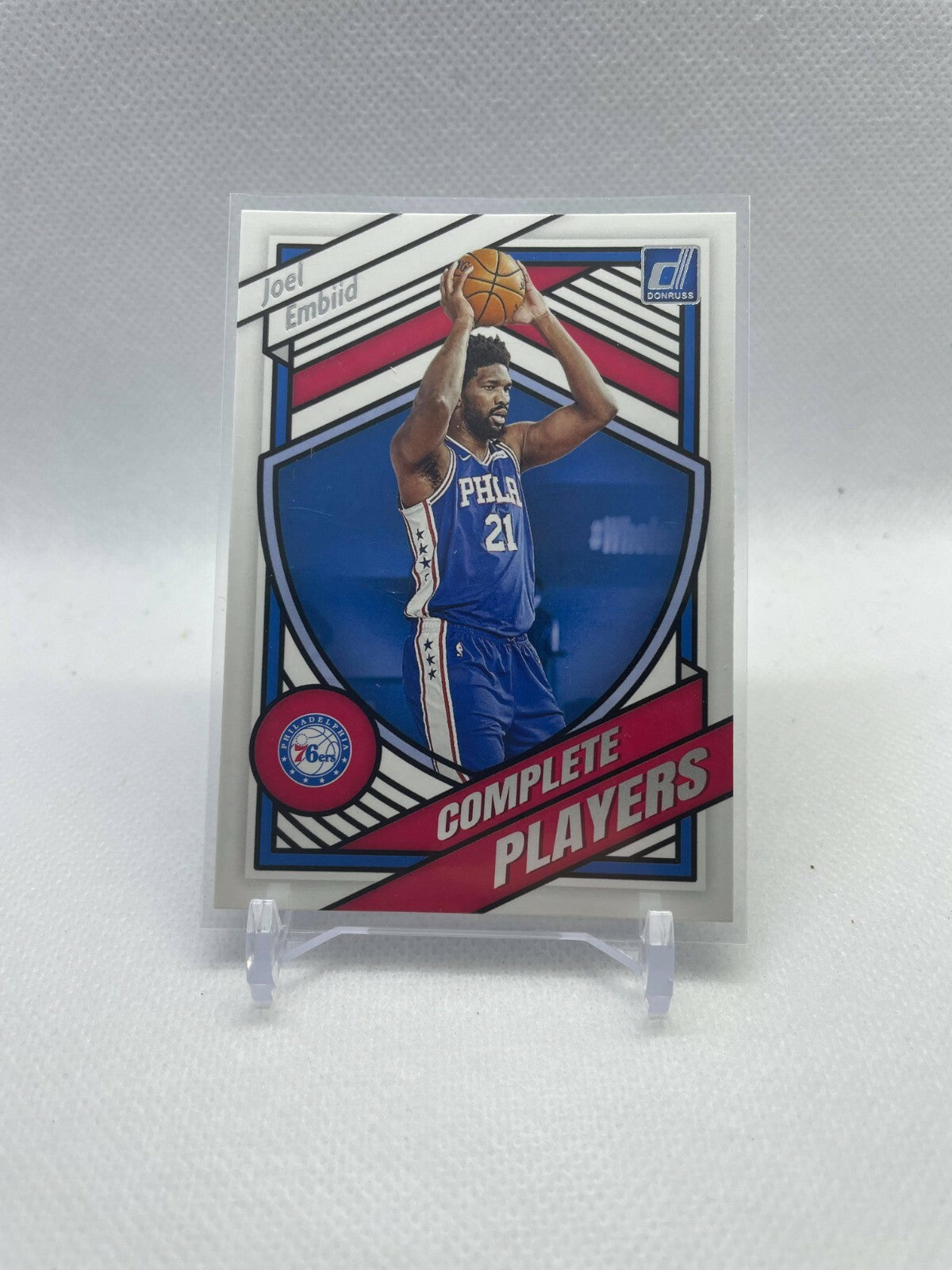 2020-21 PANINI DONRUSS BASKETBALL JOEL EMBIID COMPLETE PLAYERS PHILADELPHIA 76ER