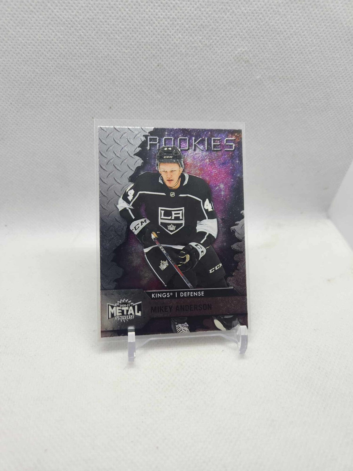 2020-21 Skybox Metal Universe Rookies #113 Mikey Anderson - Los Angeles Kings