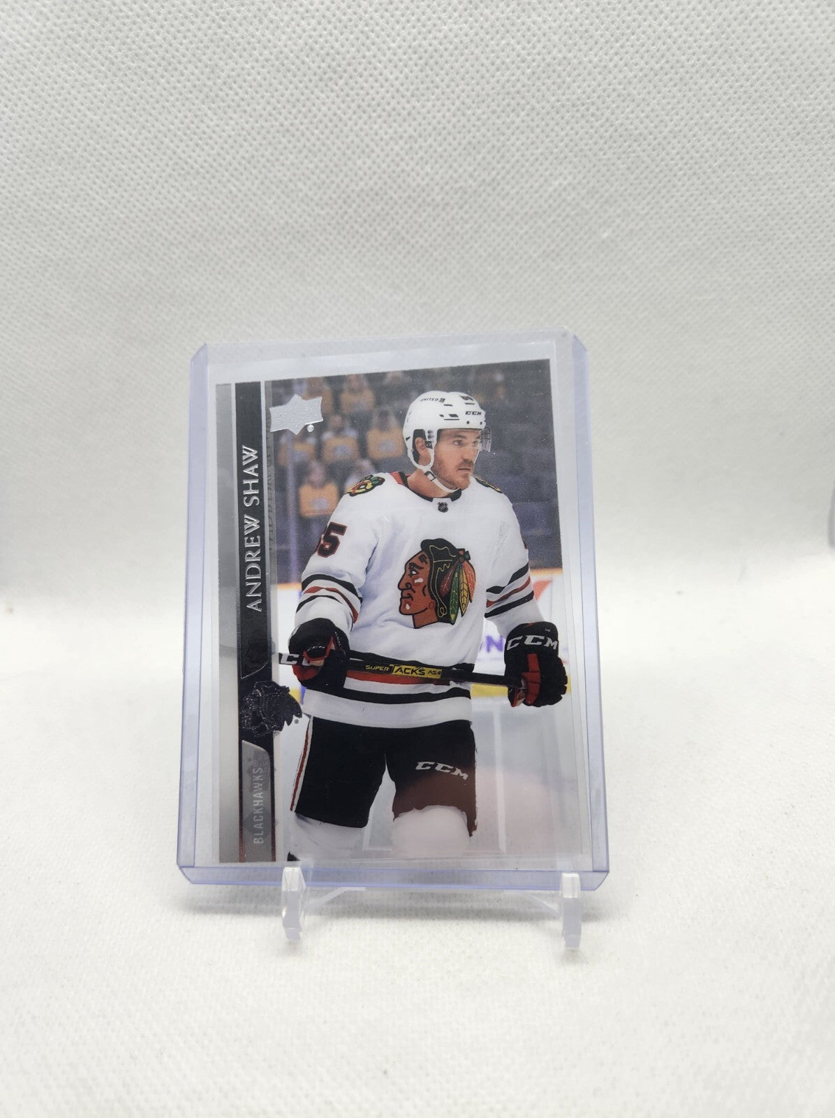 2020-21 Upper Deck Extended Series Andrew Shaw Clear Cut 527 Chicago Blackhawks
