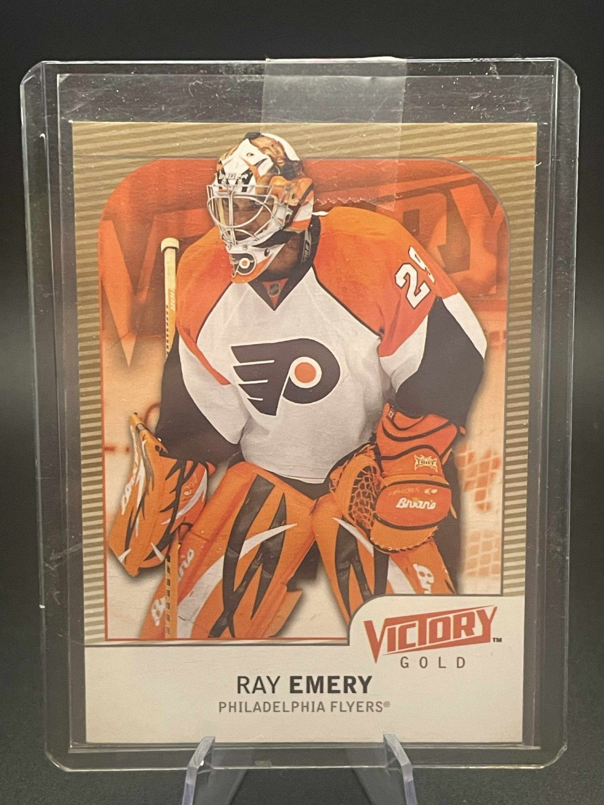 2009-10 Upper Deck Victory Update Gold Ray Emery Philadelphia Flyers #288 REF I