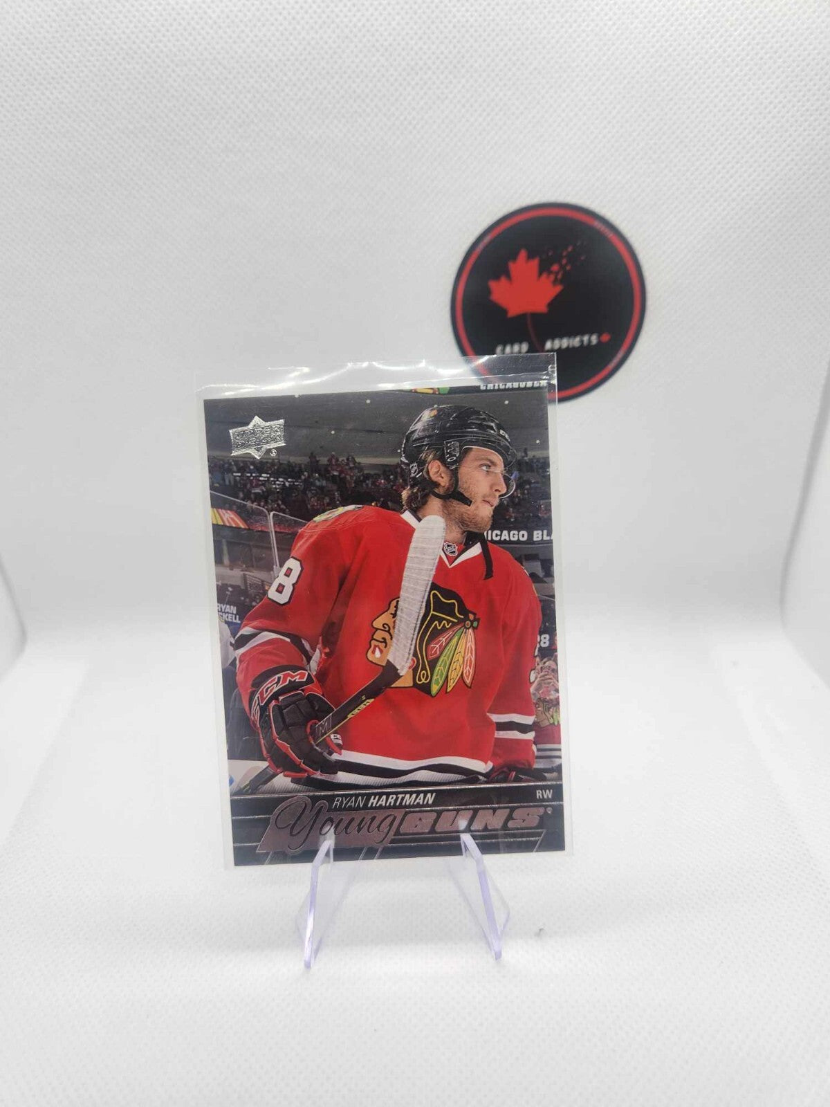 2015-16 UD Upper Deck Ryan Hartman Young Guns YG Rookie RC #475 Blackhawks Wild