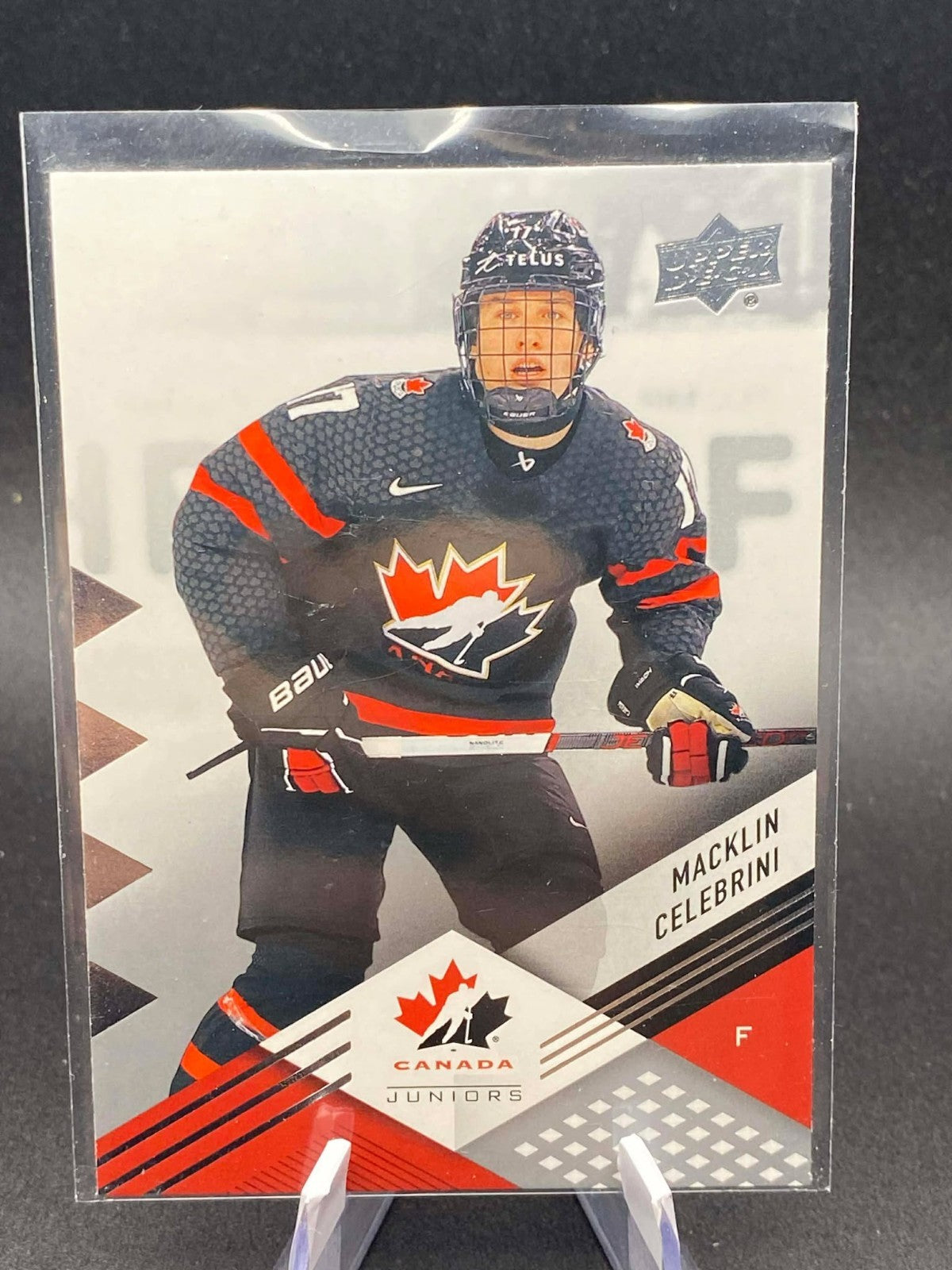 MACKLIN CELEBRINI 2024 24 Upper Deck Team Canada Juniors Pre-Rookie Card #11