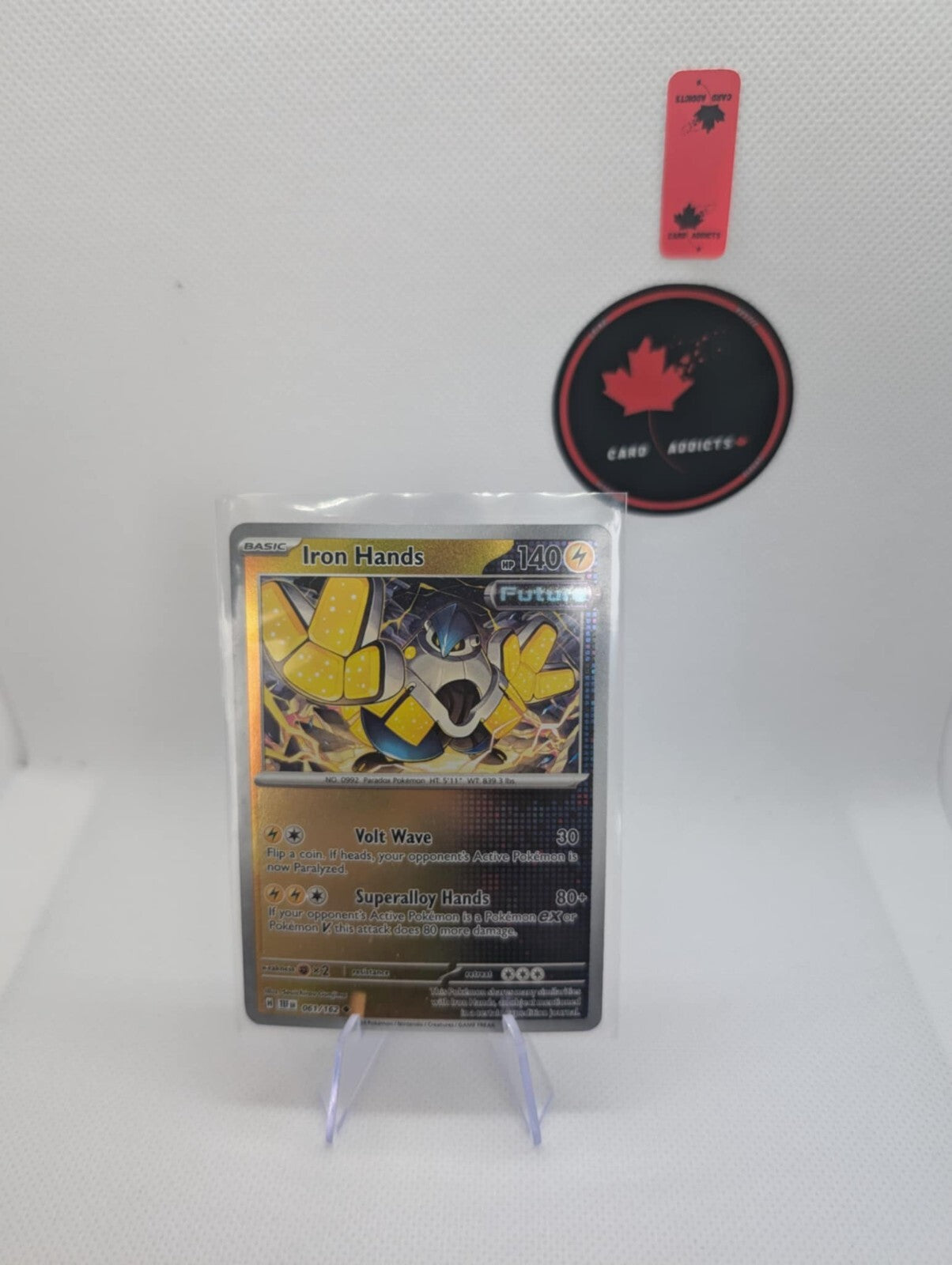 Iron Hands 061/162 2024 Pokemon TCG S&V Temporal Forces Reverse Holo