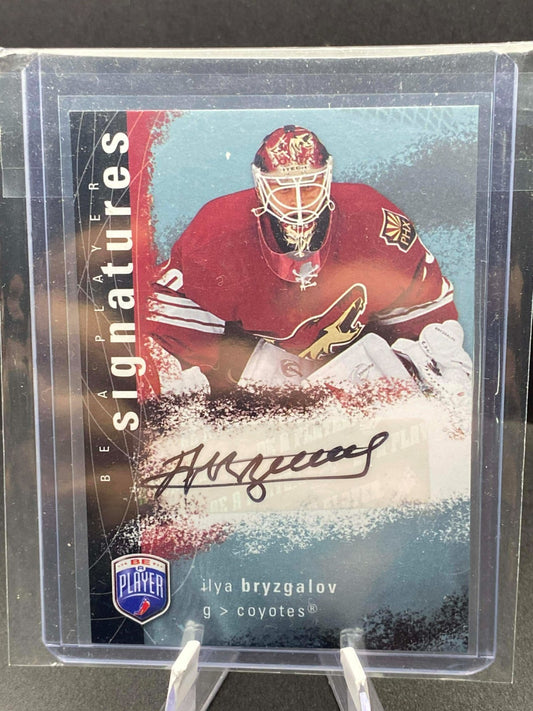 2007 - 08 Be A Player Signatures - Ilya Bryzgalov Auto