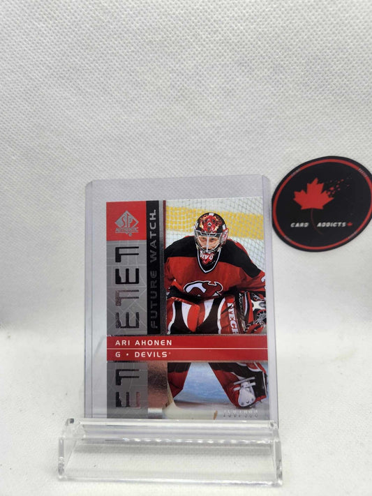 2002-03 UD SP AUTHENTIC ARI AHONEN #210 #ed /900 FUTURE WATCH ROOKIE