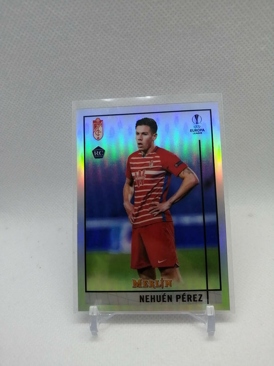 2020-21 Topps Merlin NEHUEN PEREZ SILVER PARALLEL RC card #96 Granada CF