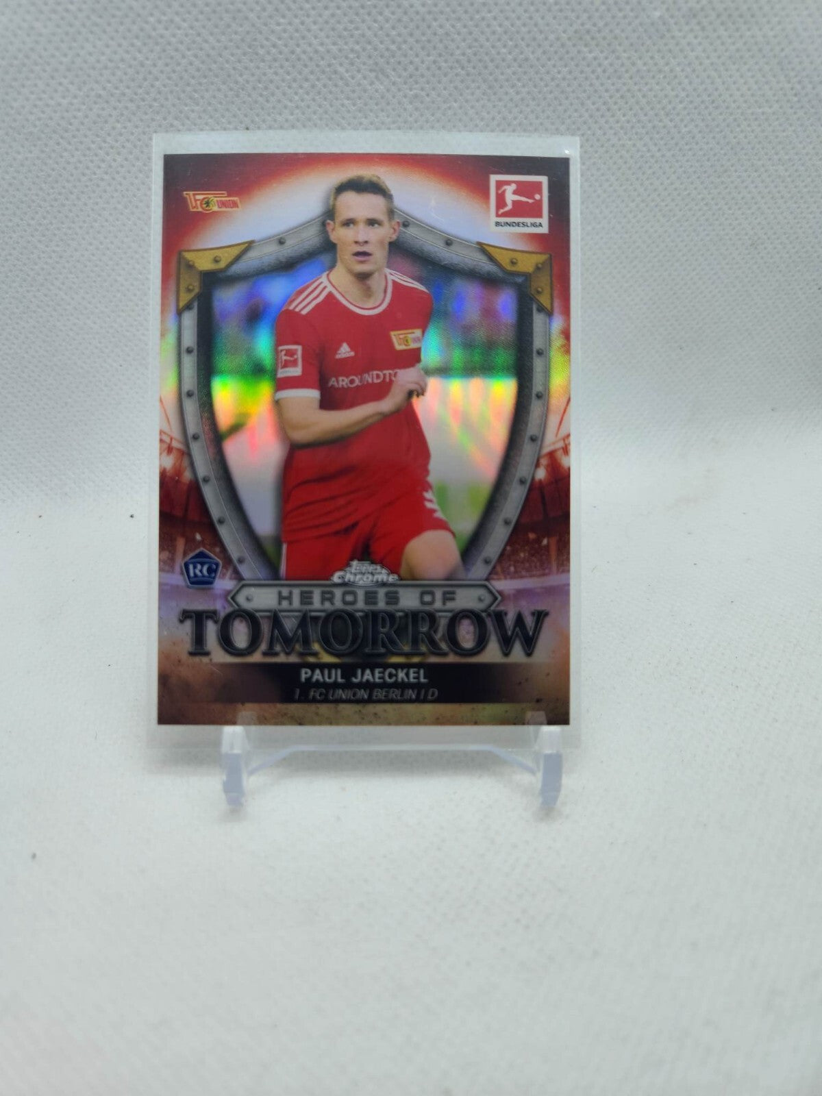2021-22 Chrome Bundesliga Heroes of Tomorrow #HT-PJ Paul Jaeckel FC Union Berlin