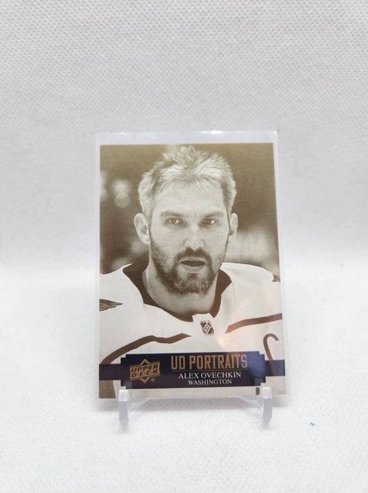 UPPERDECK 2021-22 ALEX OVECHKIN PORTRAITS HOCKEY CARD P-17 WASHINGTON CAPITALS