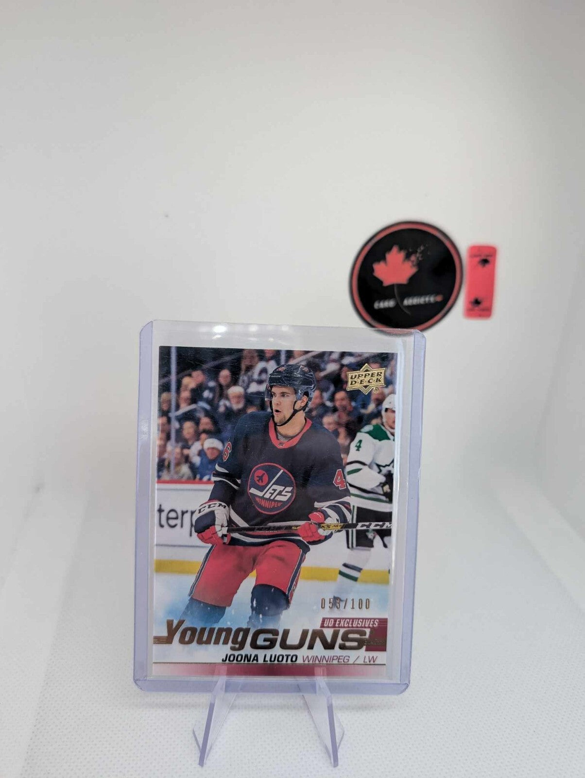 2019-20 Upper Deck Young Guns UD Exclusives /100 Joona Luoto #487 Rookie RC