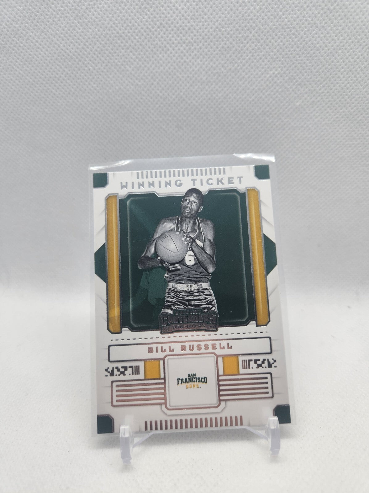 2020-21 Panini Contenders Draft Picks Winning Tickets Bill Russell #32
