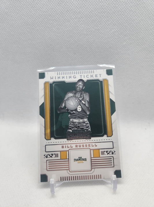 2020-21 Panini Contenders Draft Picks Winning Tickets Bill Russell #32