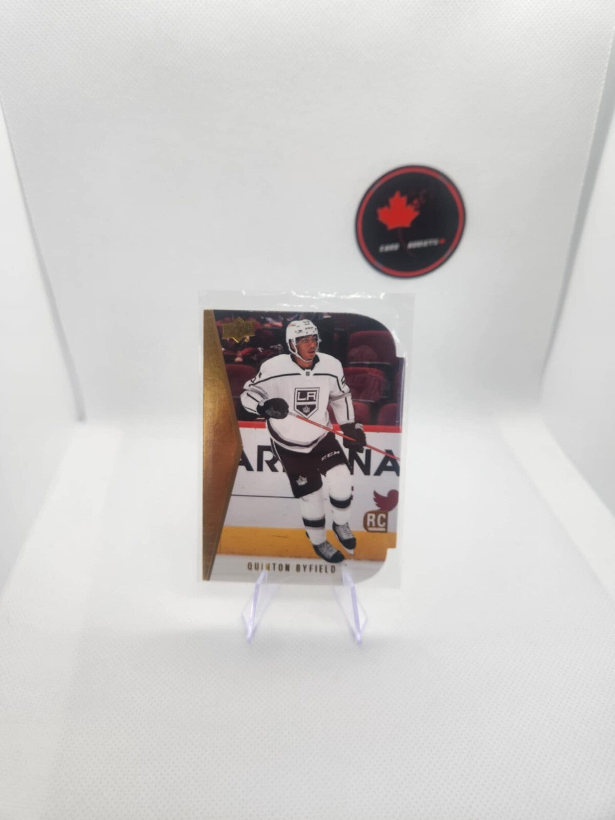 2021-22 UD Series 1 Gold Retro Die Cut Quinton Byfield #RDT-1
