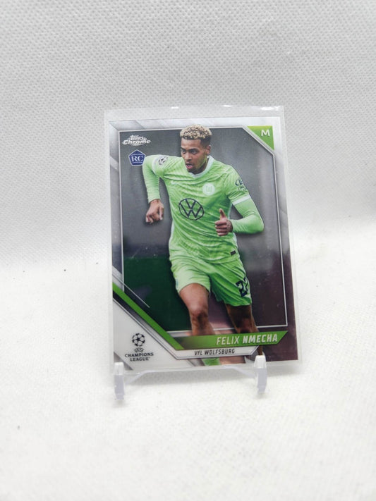 2021-22 Topps Chrome UCL Felix Nmecha #170 RC