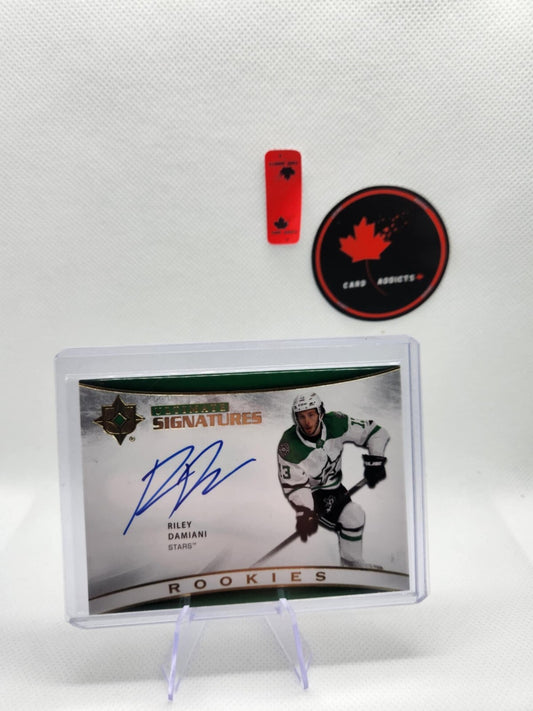 2021-22 UD Ultimate Collection - Riley Damiani Ultimate Signatures Rookie Auto