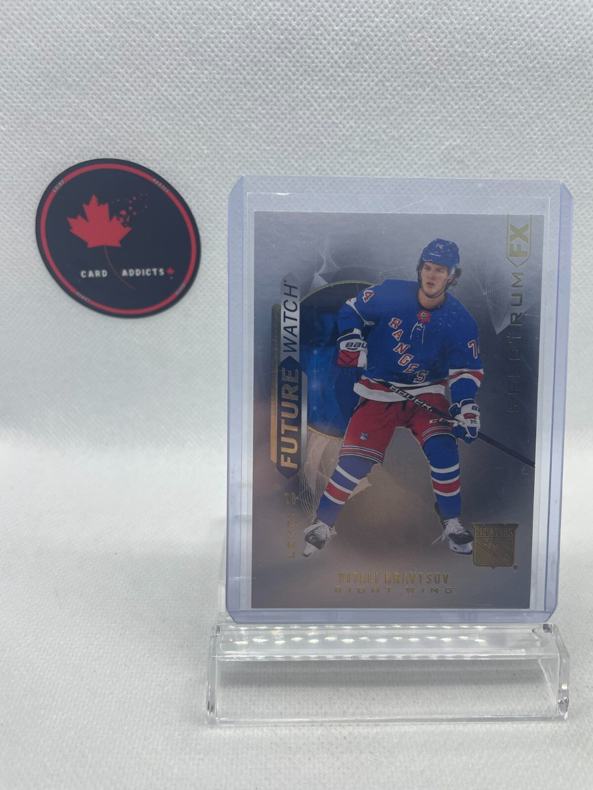 2020-21 SP Upper Deck SP Authentic Future Watch Vitali Kravtsov Spectrum FX