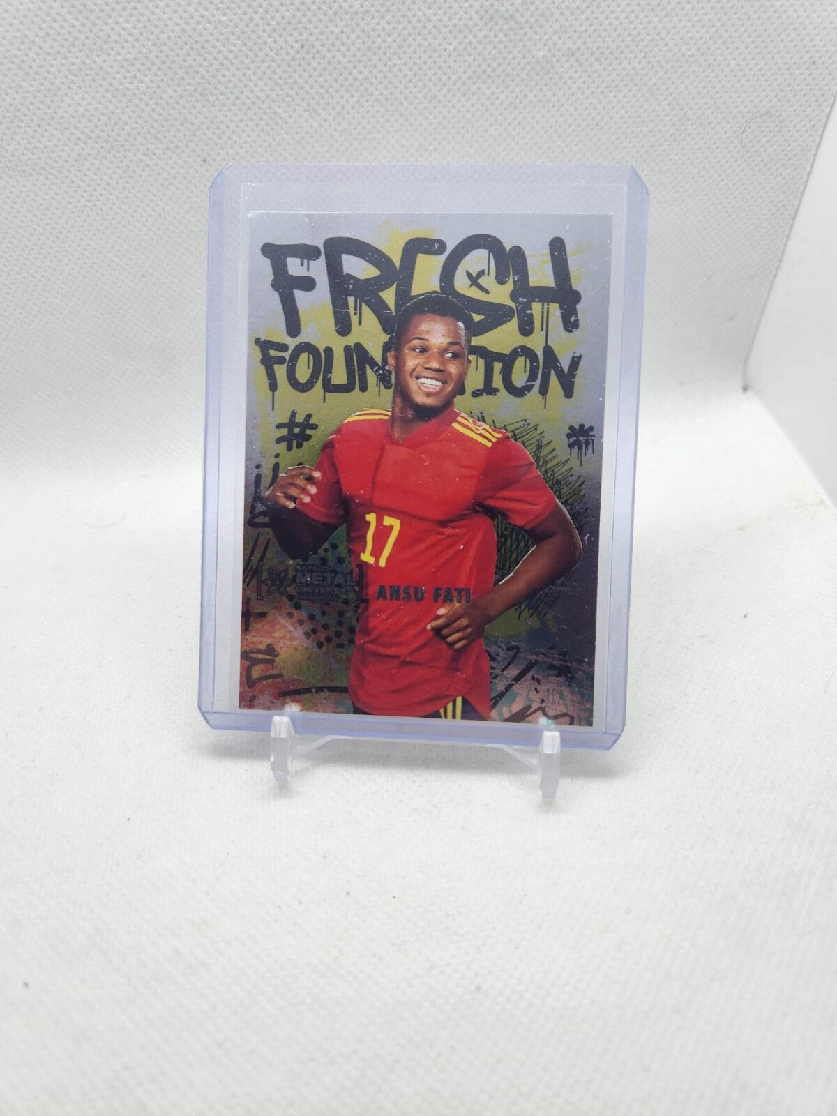 2021 Skybox Metal Champions Universe Fresh Foundation Ansu Fati