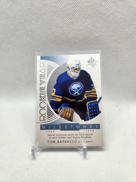 2017-18 Upper Deck SP Authentic rookie year Milestones Tom Barrasso #RYM-TB