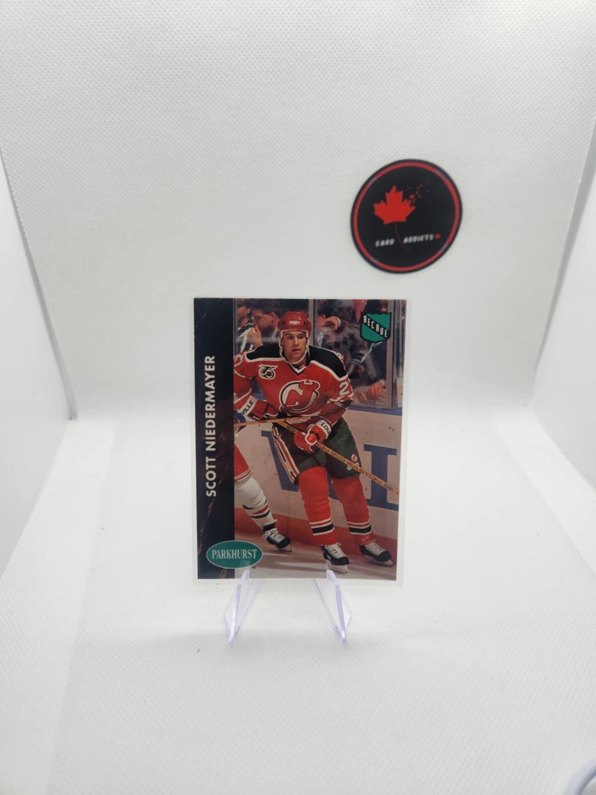1991-92 Parkhurst Hockey Rookie # 94 Scott Niedermayer