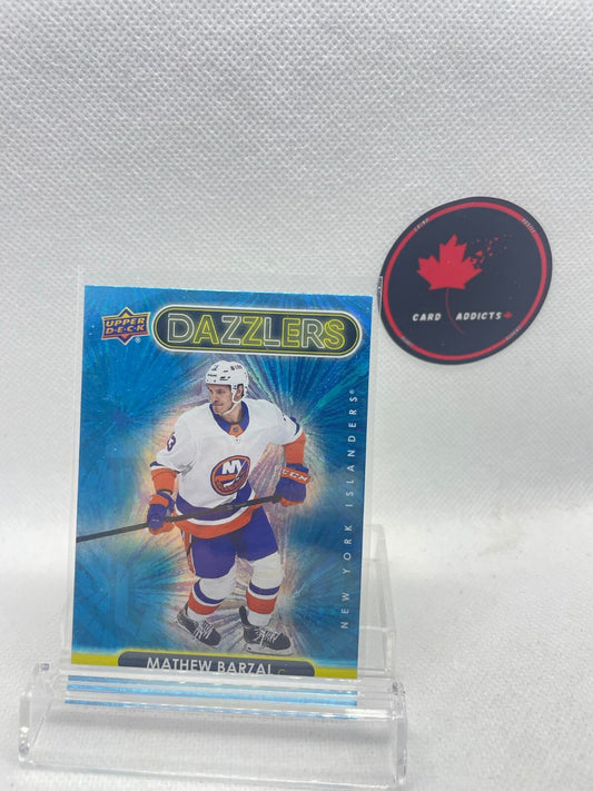 Matthew Barzal 2021-22 Upper Deck Dazzlers Blue