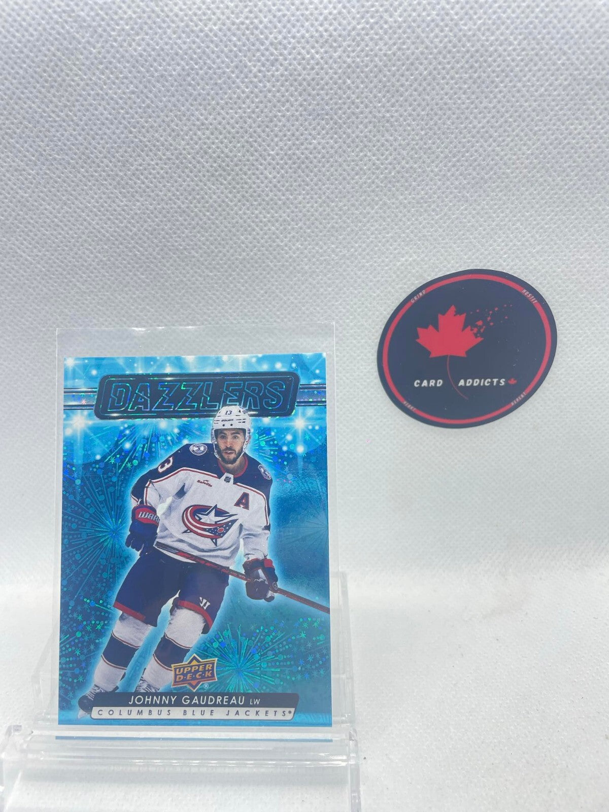 2023-24 UD Series 1 Dazzlers Johnny Gaudreau Blue Jackets #DZ-46