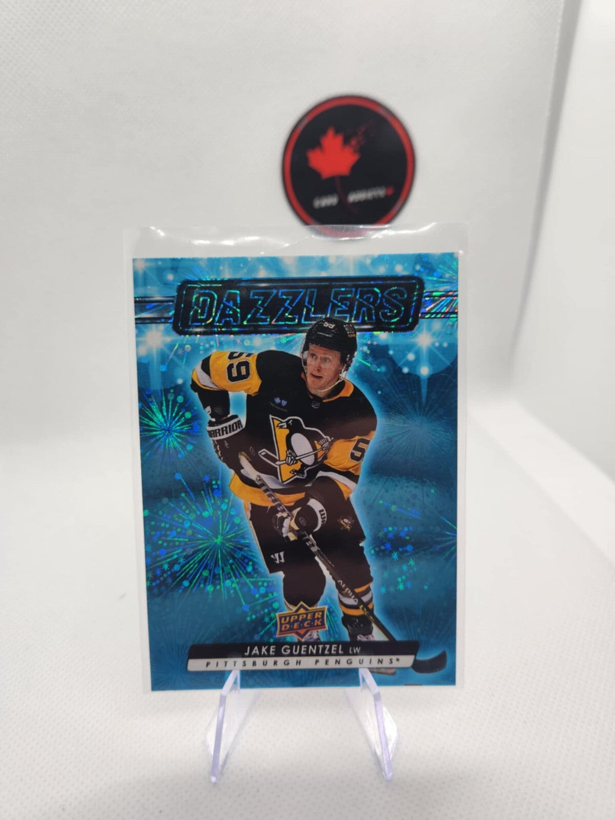 2023-24 Upper Deck Dazzlers Blue Jake Guentzel Pittsburgh Penguins #DZ-8