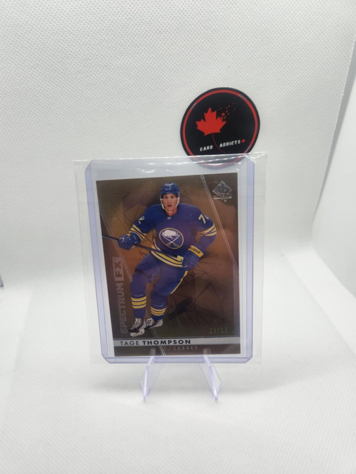 2022-23 SP Authentic Spectrum FX Gold Tage Thompson /50 #S-34