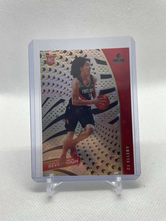 2020-21 CJ ELLEBY PANINI REVOLUTION CHINESE NEW YEAR PARALLEL ROOKIE CARD!