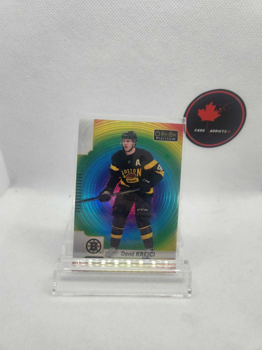 2017-18 O-Pee-Chee Platinum Rainbow Color Wheel David Krejci #36
