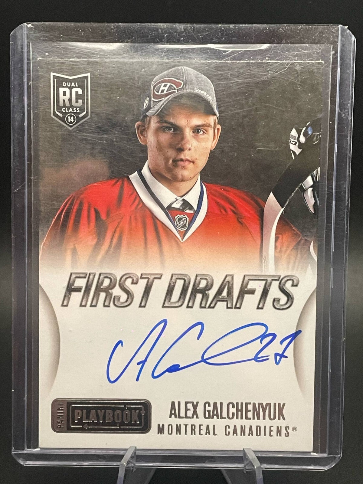Alex Galchenyuk 2013-14 Panini Playbook First Drafts Rookie Autogrpahs #FD-AG