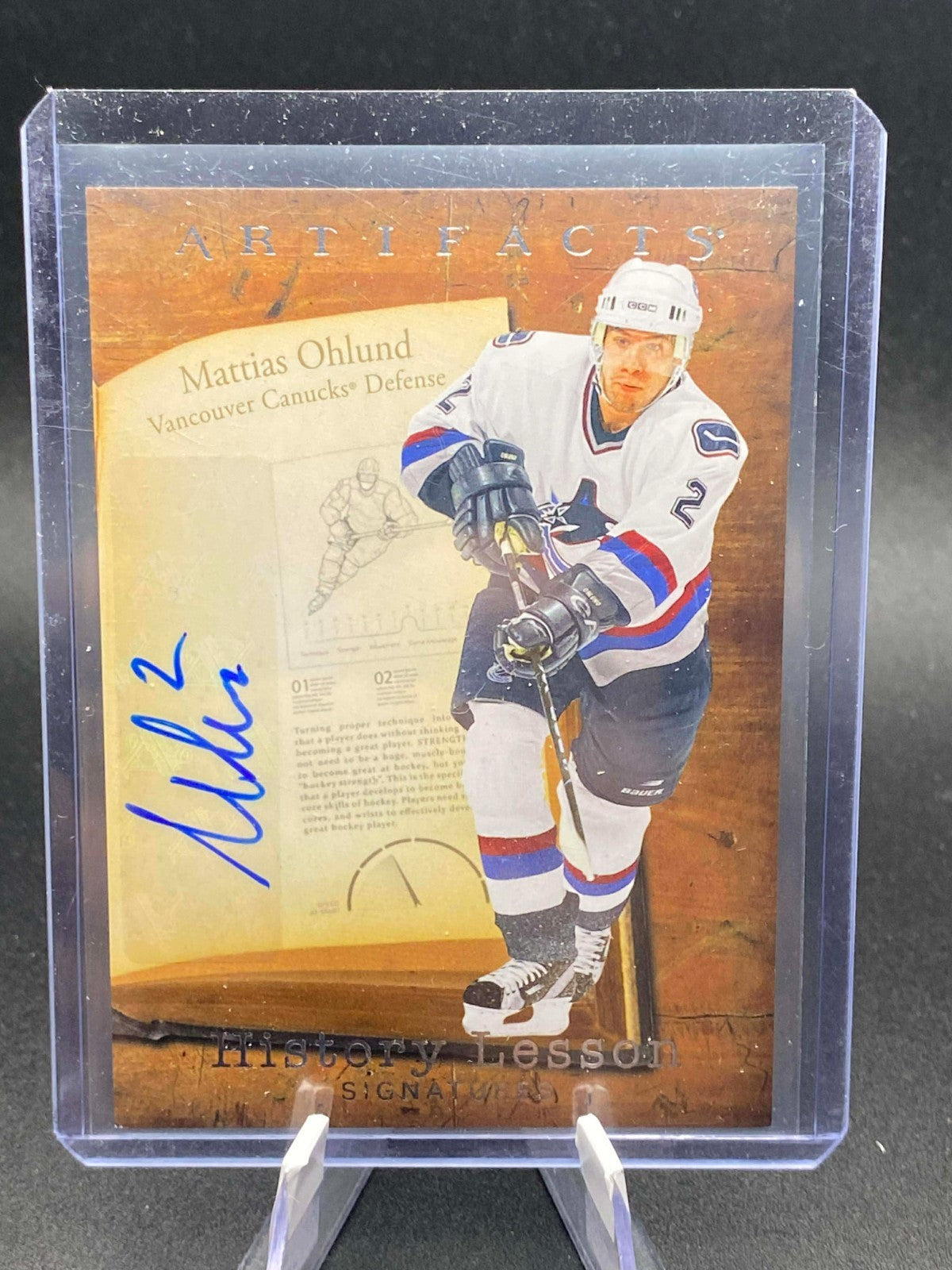25-26 ARTIFACTS HISTORY LESSONS SIGNATURES AUTO MATTIAS OHLUND