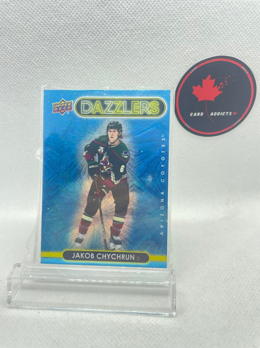 Jacob Chychrun 2021-22 Upper Deck Dazzlers Blue Boston Bruins