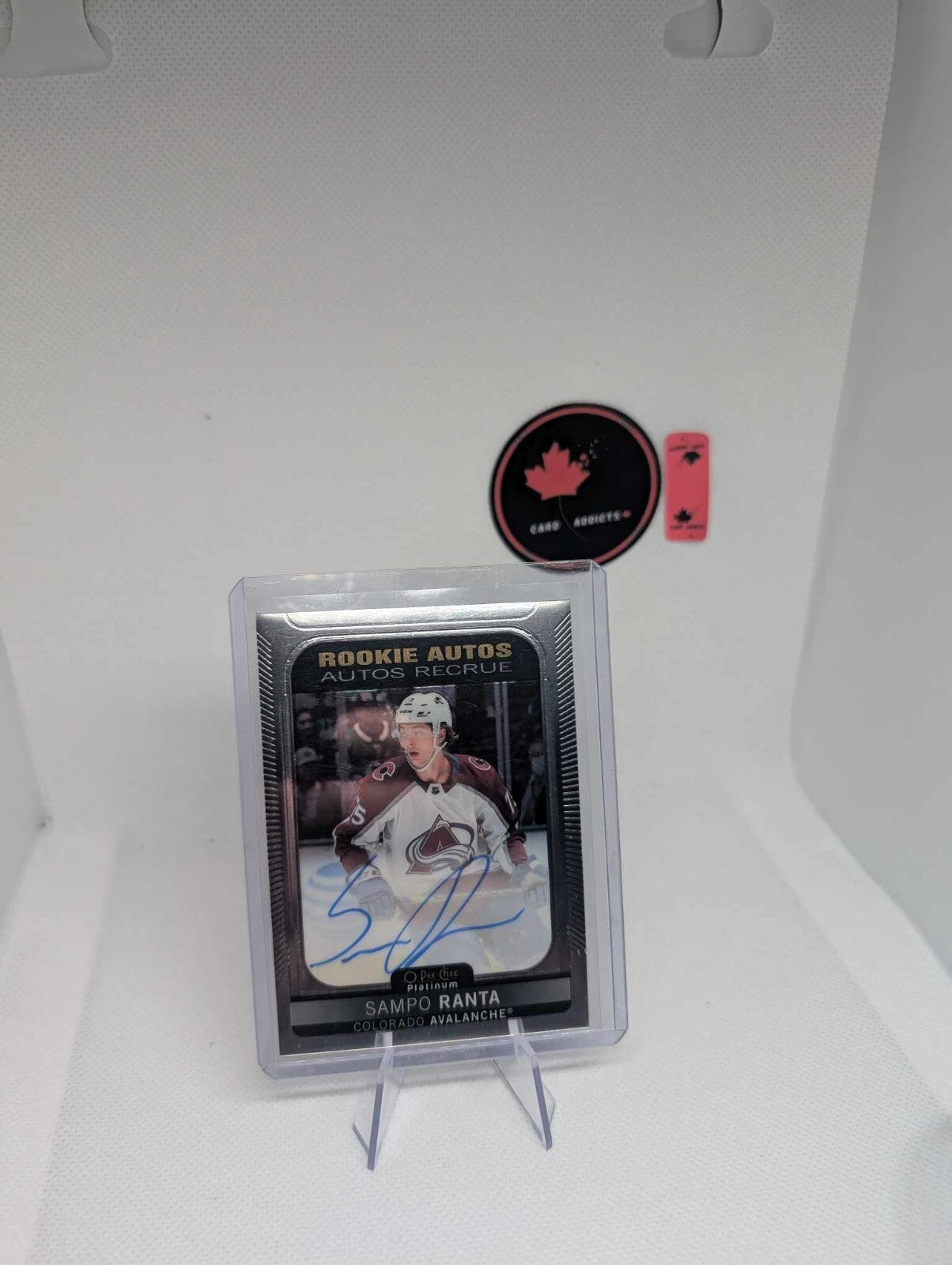 2021-22 O-Pee-Chee OPC Platinum Sampo Ranta Rookie Auto RC #R-SR