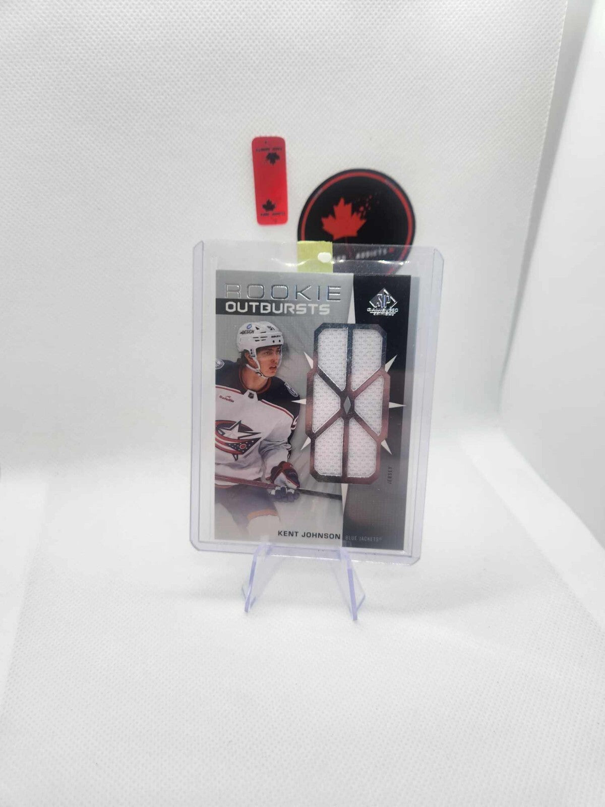 2022-23 Upper Deck SP Game Used Kent Johnson Rookie Outbursts