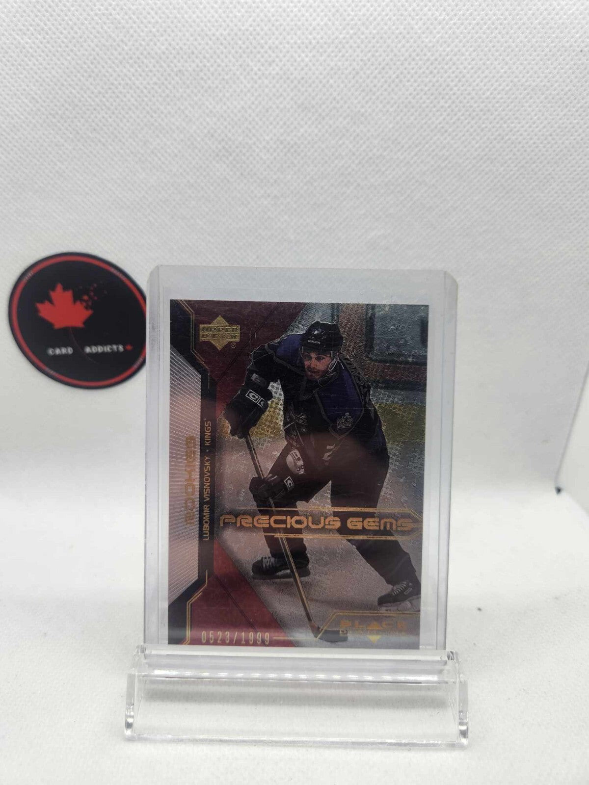 2000-01 Black Diamond Precious Gems Rookies #120 Lubomir Visnovsky /1999 RC