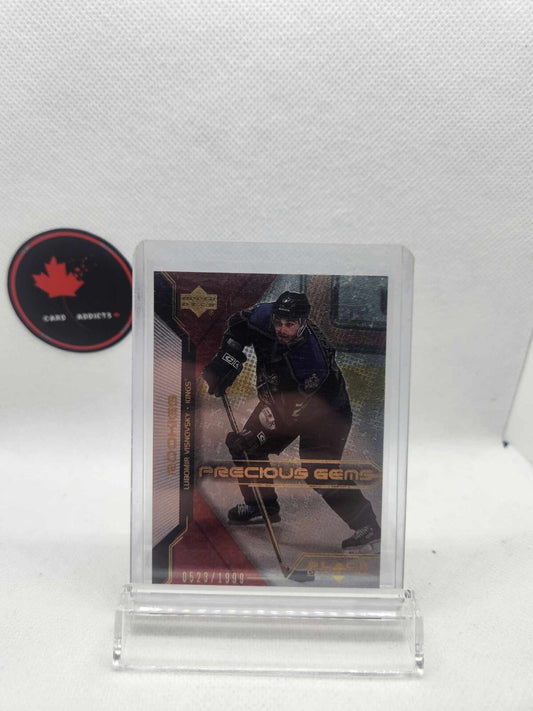 2000-01 Black Diamond Precious Gems Rookies #120 Lubomir Visnovsky /1999 RC