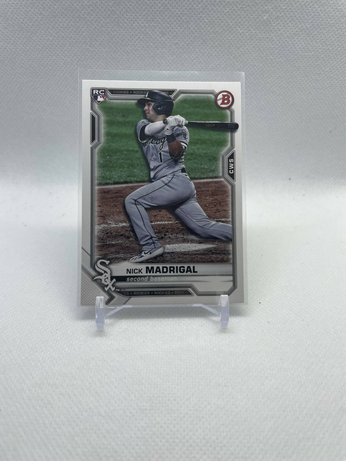 Nick Madrigal RC #77 - 2021 Topps Bowman Baseball - Chicago White Sox