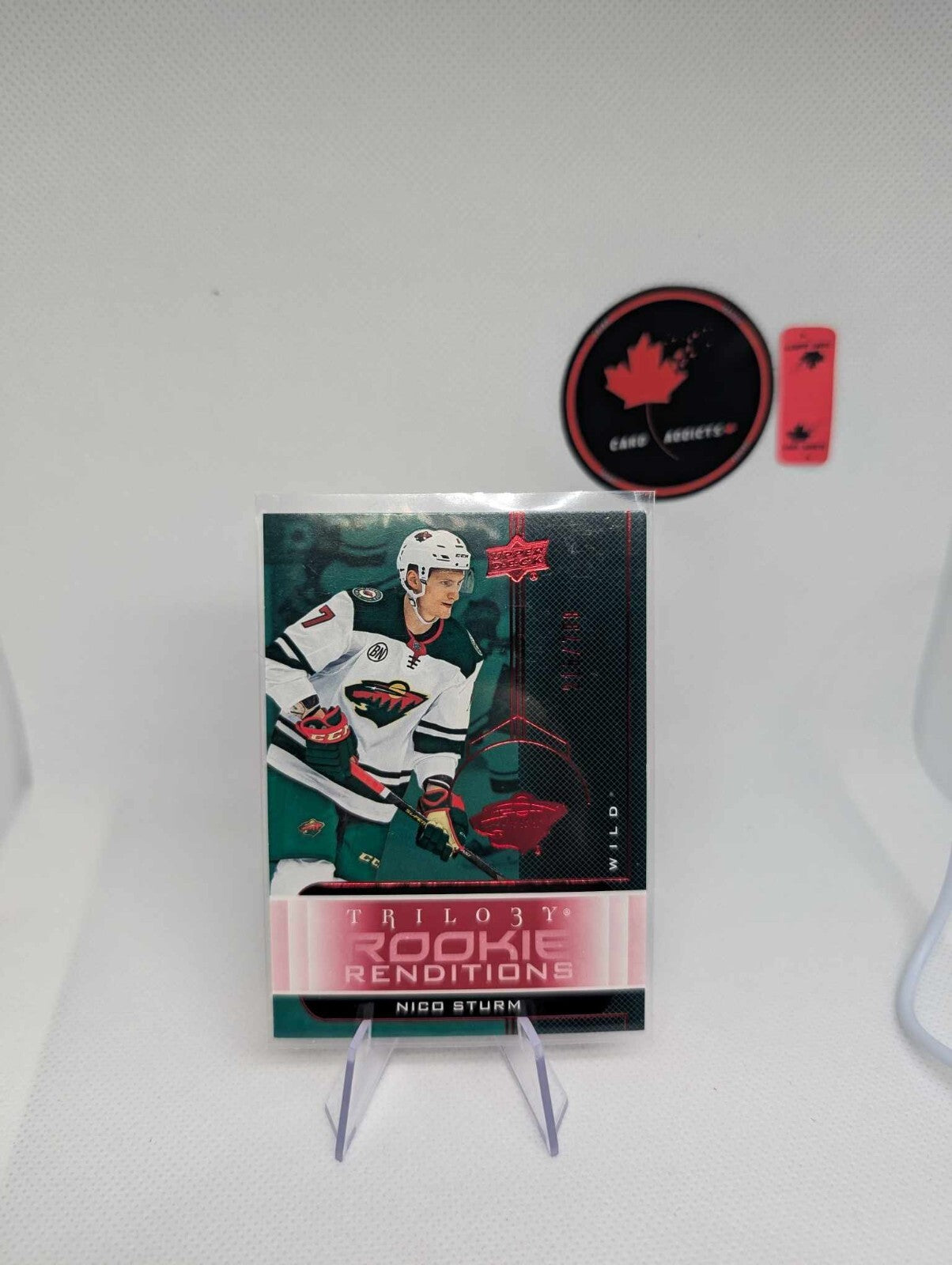 Nico Sturm 2019-20 Upper Deck Trilogy Rookie Renditions Red #RR16 /799