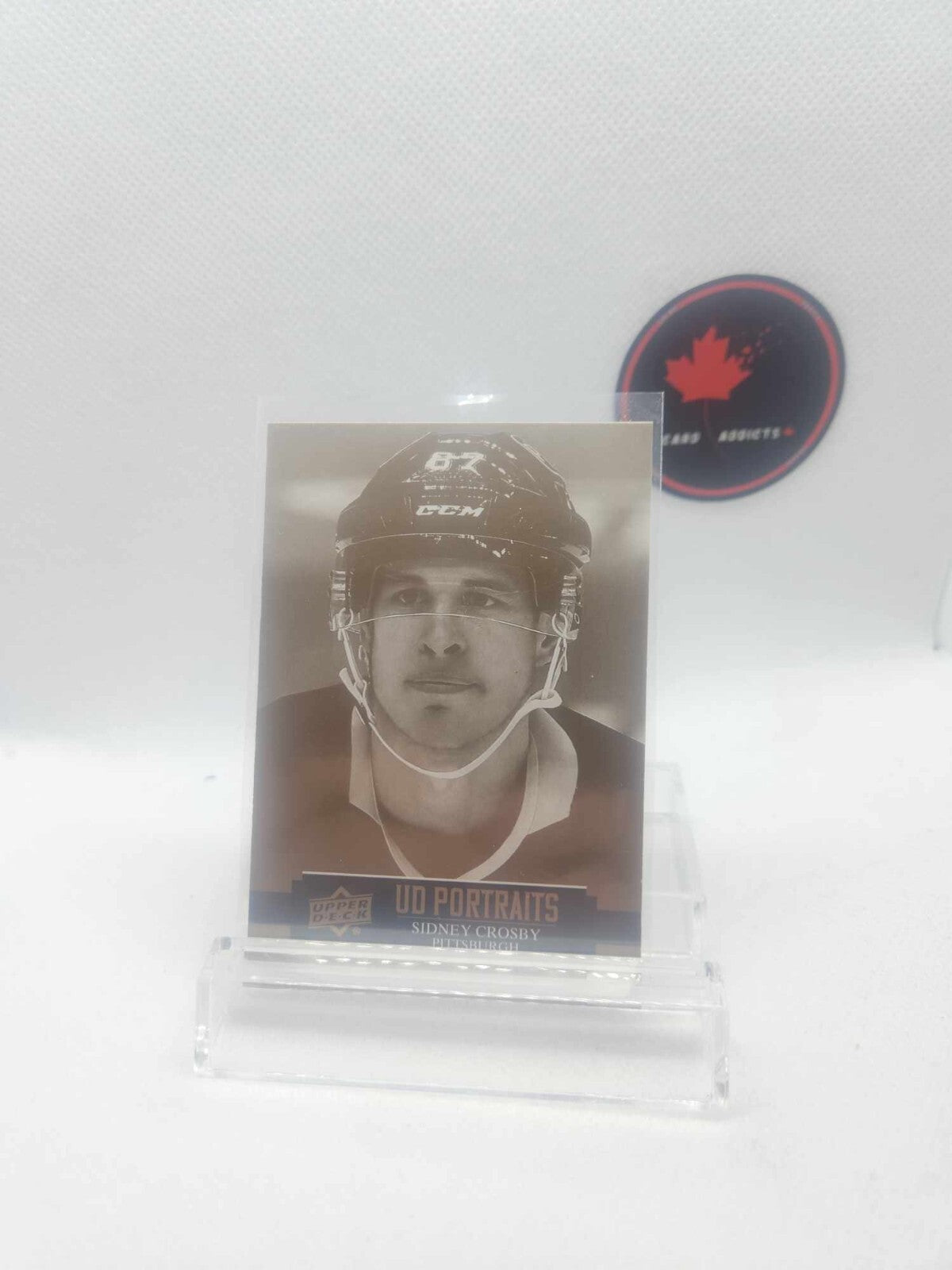 Sidney Crosby UD PORTRAITS .2021-22 upper deck SERIES 1