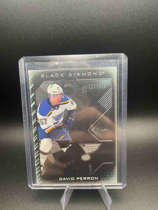2021-22 Upper Deck Black Diamond David Perron /349 St. Louis Blues