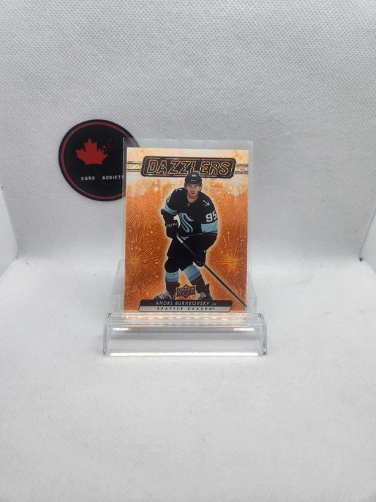Andre Burakovsky 2023-24 UD Series 1 Dazzlers - Orange #DZ-18 Seattle Kraken