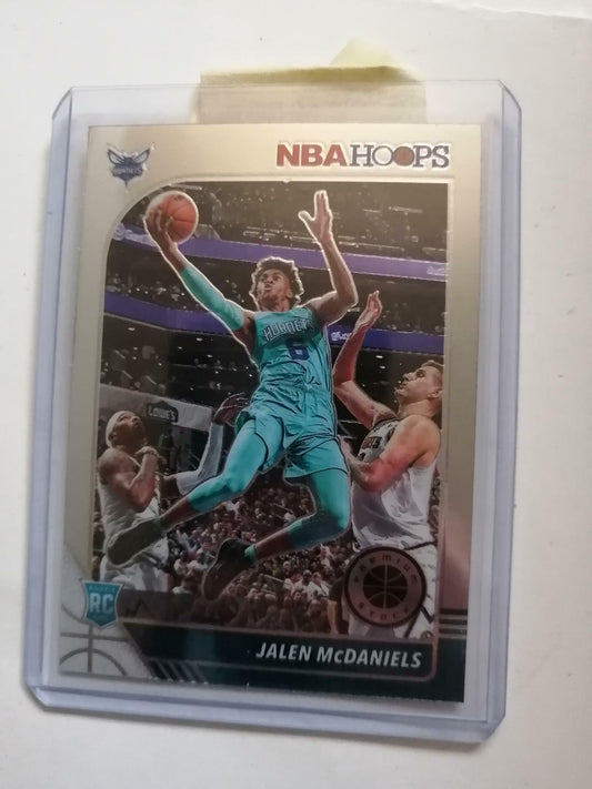 2019/20 NBA Hoops Premium Stock JALEN McDANIELS Base RC Rookie Card #246