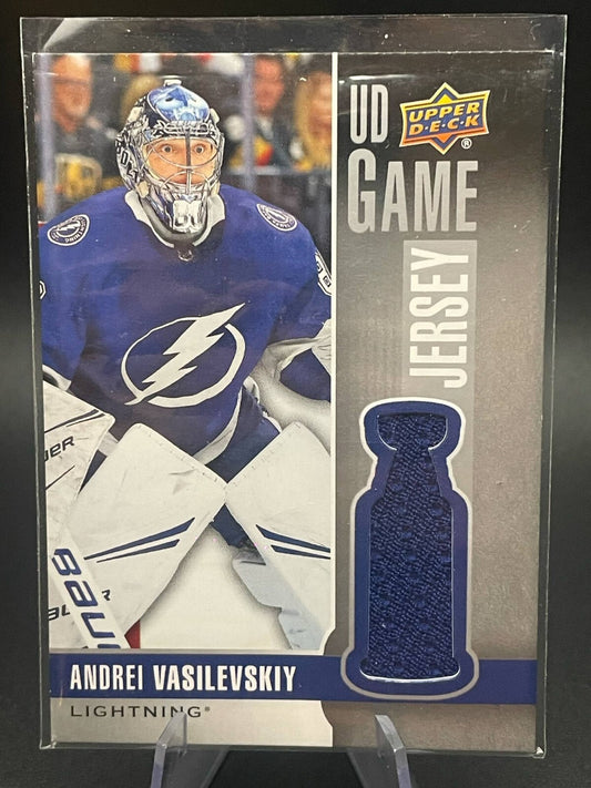 Andrei Vasilevskiy 2019-20 UD Game Jersey Card