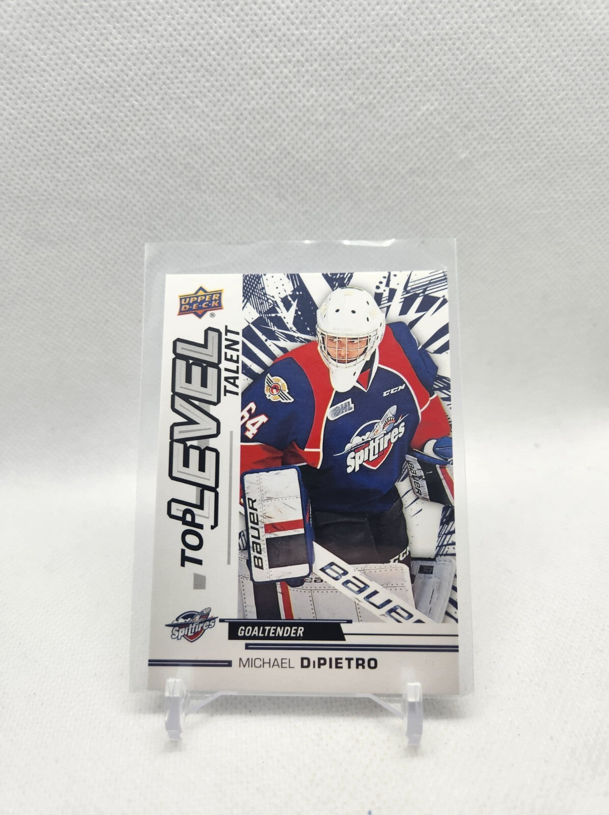2018-19 Upper Deck CHL Top Level Talent #TL-1 Michael DiPietro Pre-Rookie Card