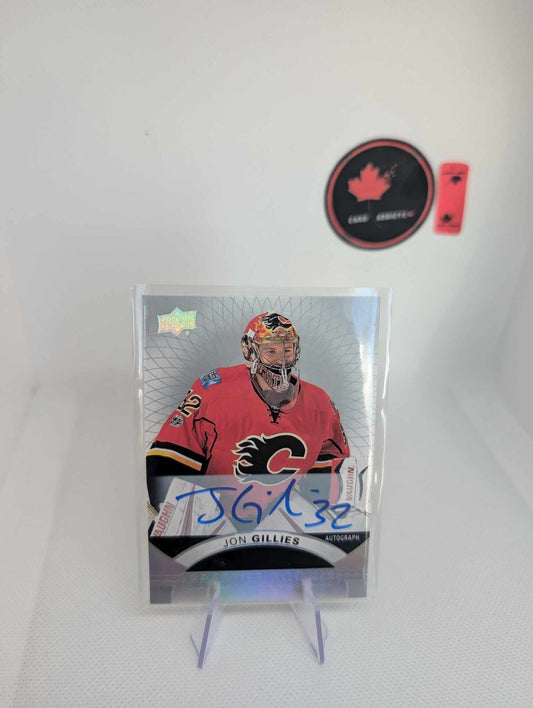 2017-18 UPPER DECK UD PREMIER JON GILLIES #72 PREMIER ROOKIE AUTO AUTOGRPAH