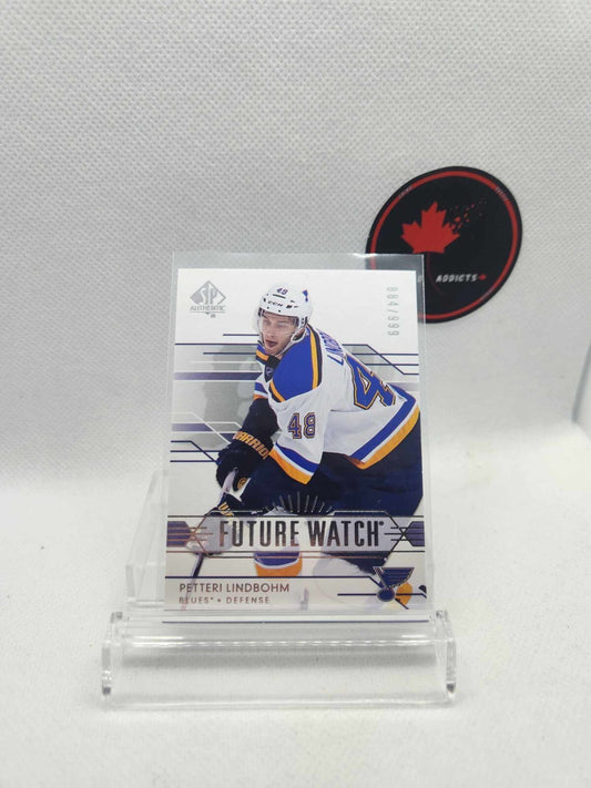 2014-15 SP Authentic #220 Petteri Lindbohm RC Future Watch Rookie Card /999