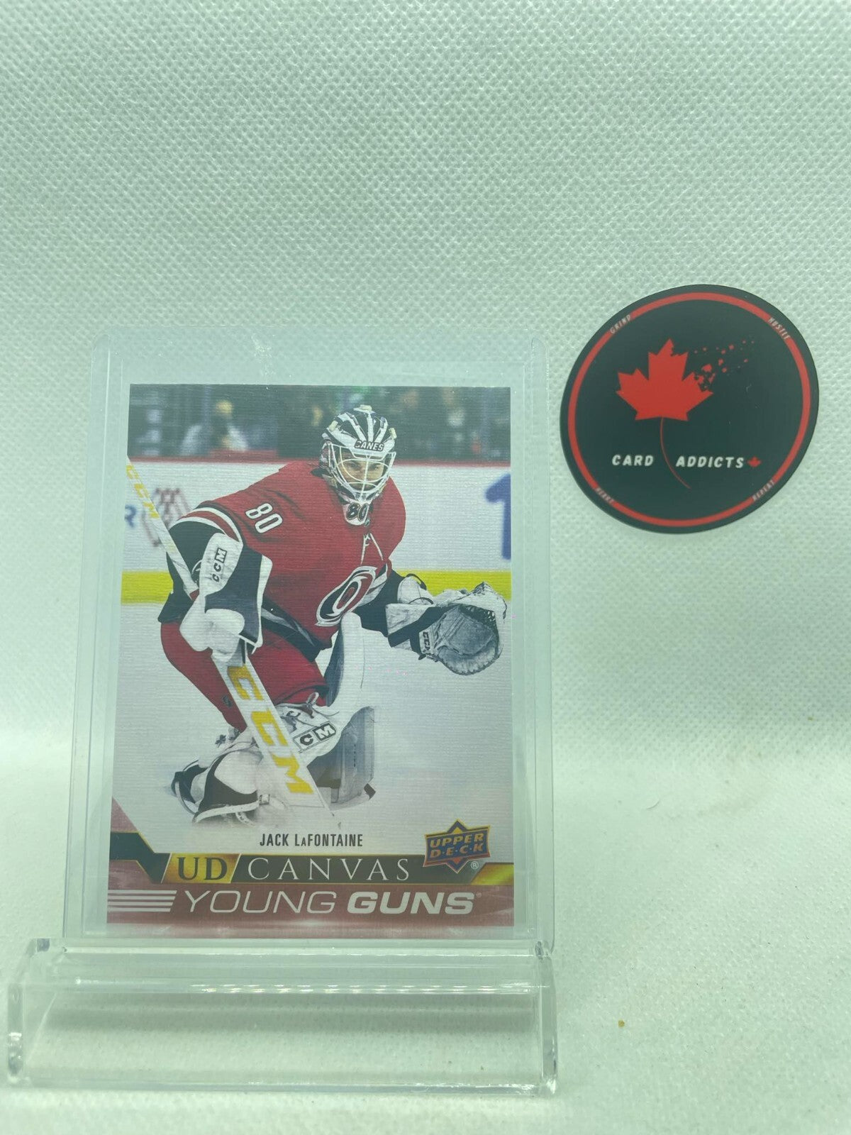 2022-23 Upper Deck Series 1 - UD Canvas Young Guns #C102 Jack LaFontaine (RC)