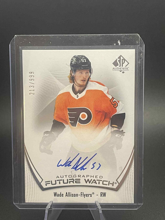 Wade Allison - 2021-22 SP Authentic #113 Future Watch Auto #/999 - Flyers